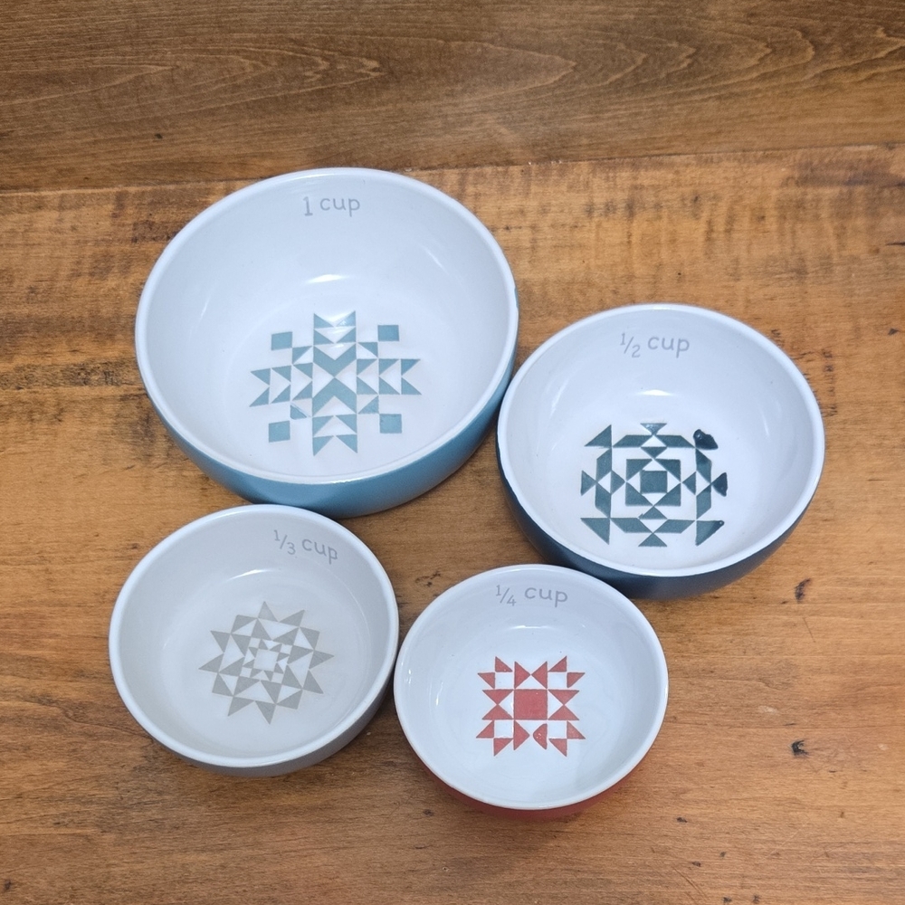 Missouri Star Quilt Company Ceramic Nesting Measuring Cups